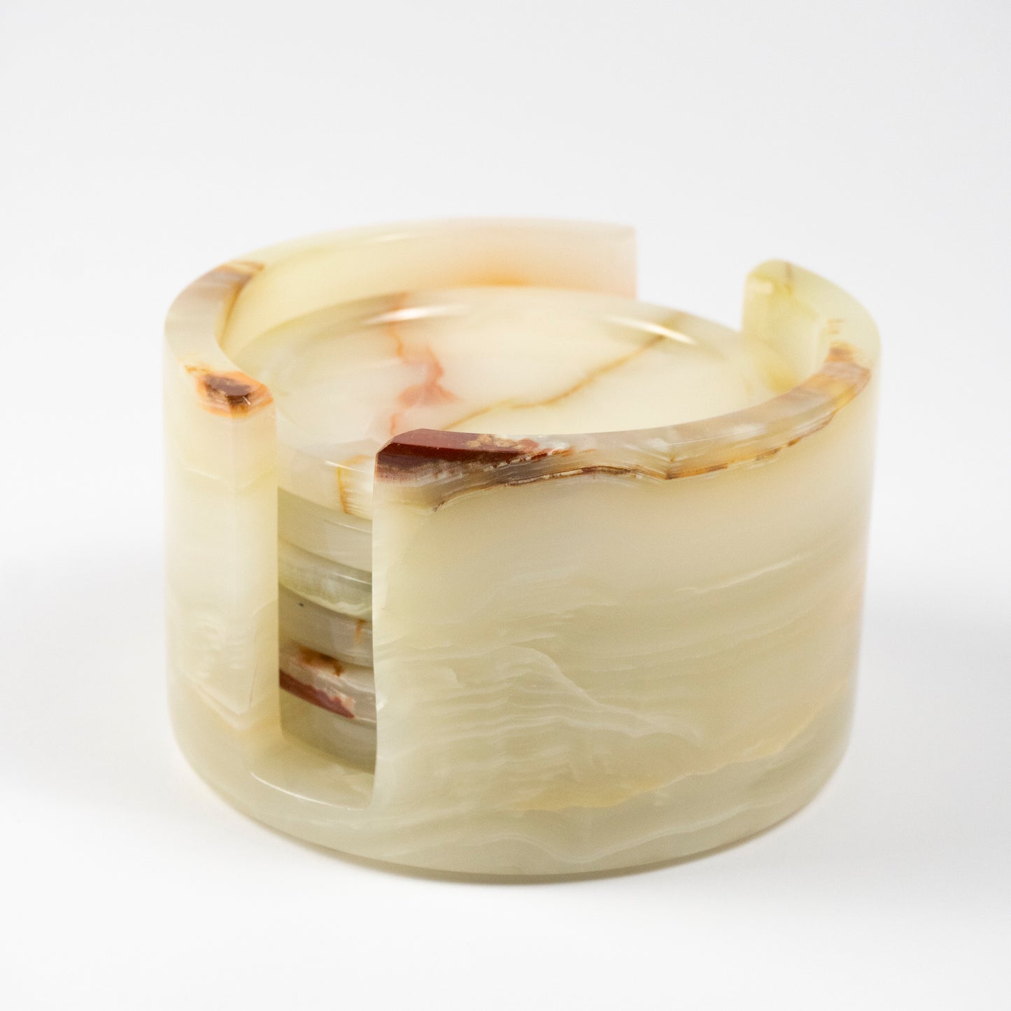 Verde Marble Coaster Set