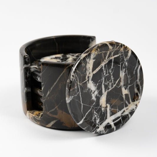 Bloga Marble Coaster Set