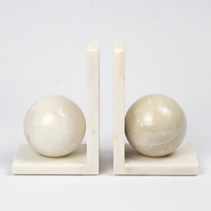 Blanca Marble Bookends