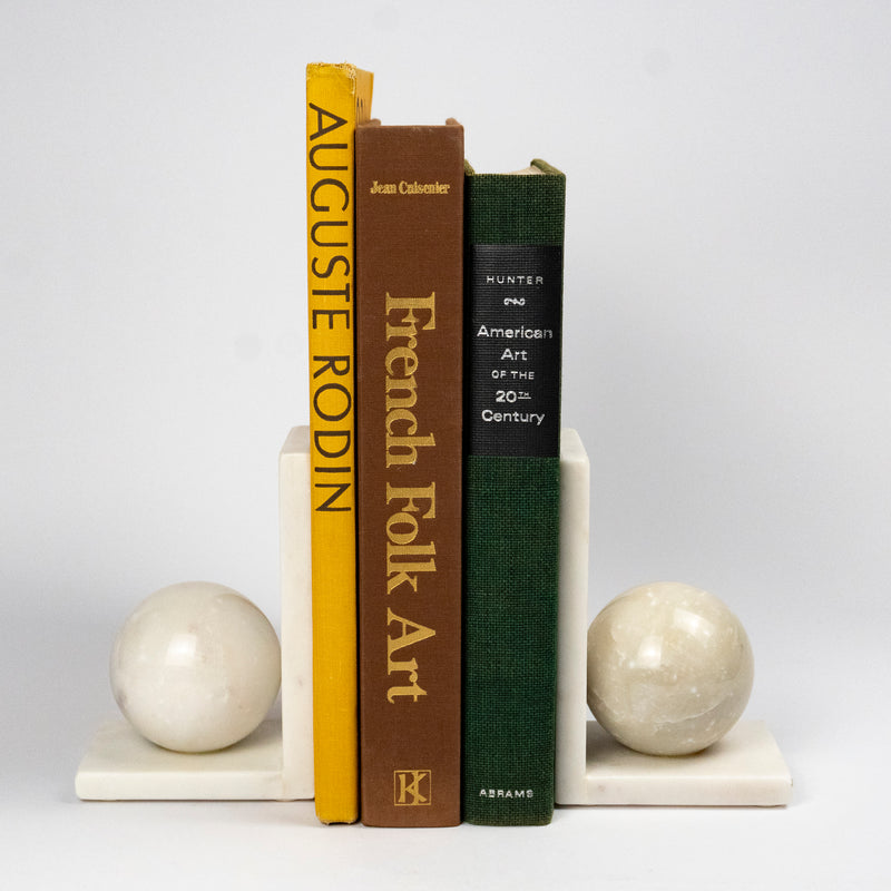 Blanca Marble Bookends