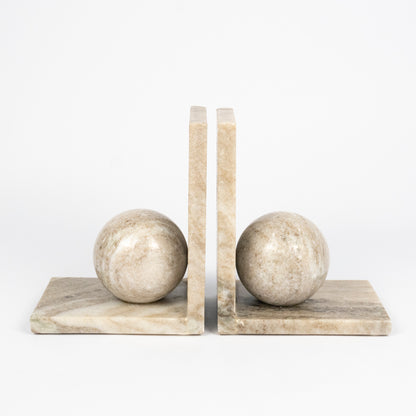 Gris Marble Bookends