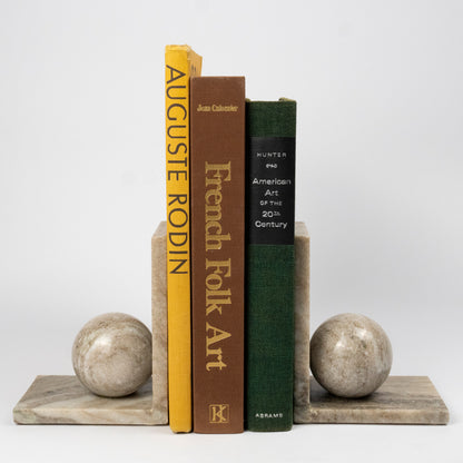 Gris Marble Bookends