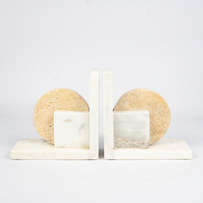 Mila Marble Bookends