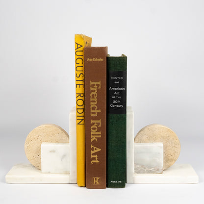 Mila Marble Bookends