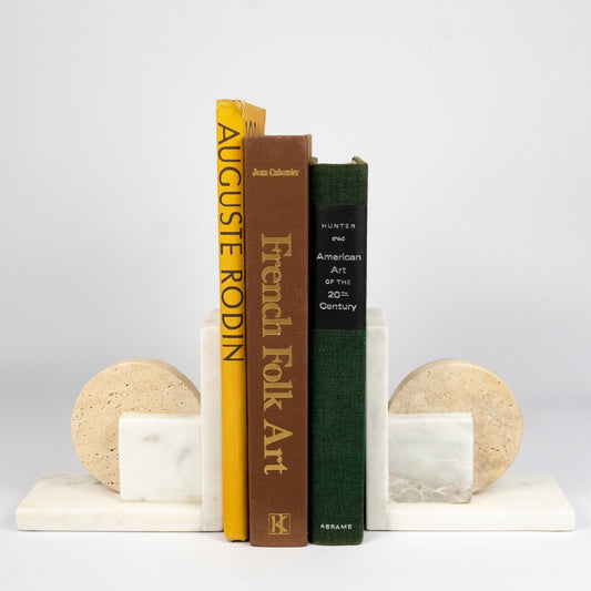 Mila Marble Bookends