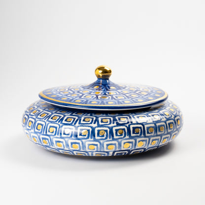 Lilo Maiolica Lidded Dish
