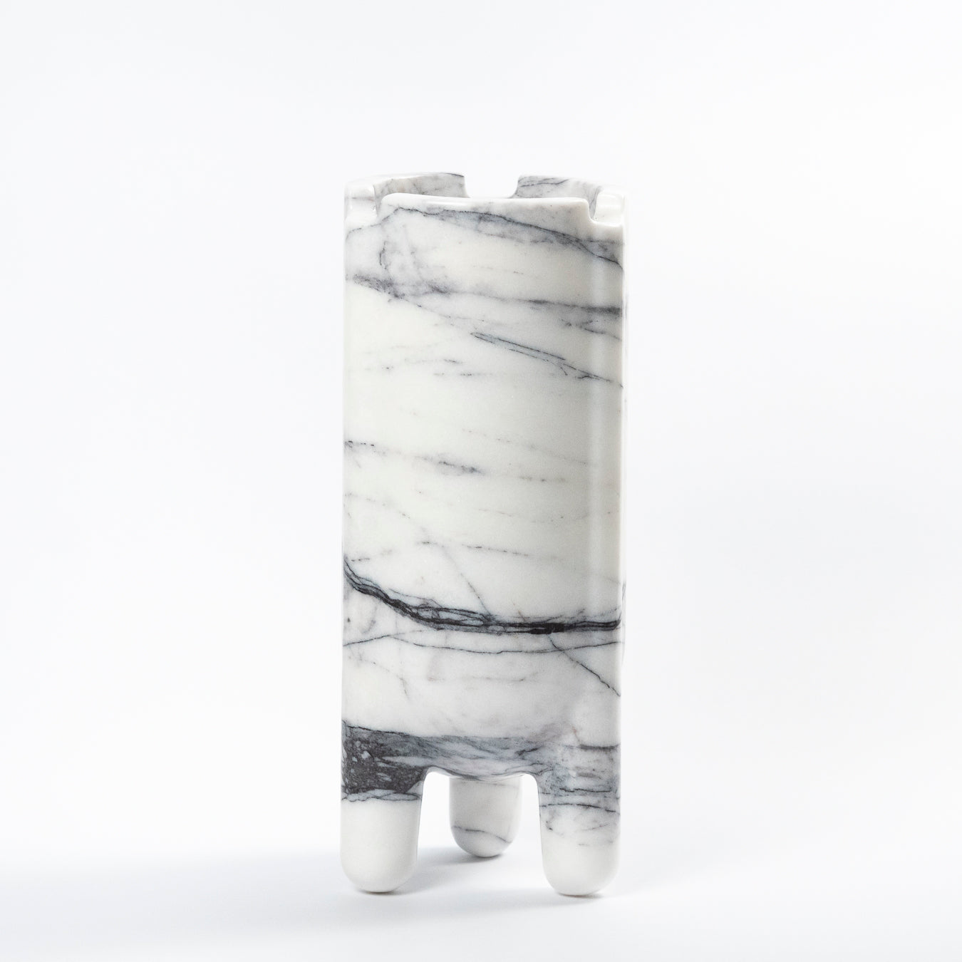 Bruna Marble Footed Vase