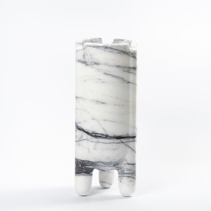 Bruna Marble Footed Vase
