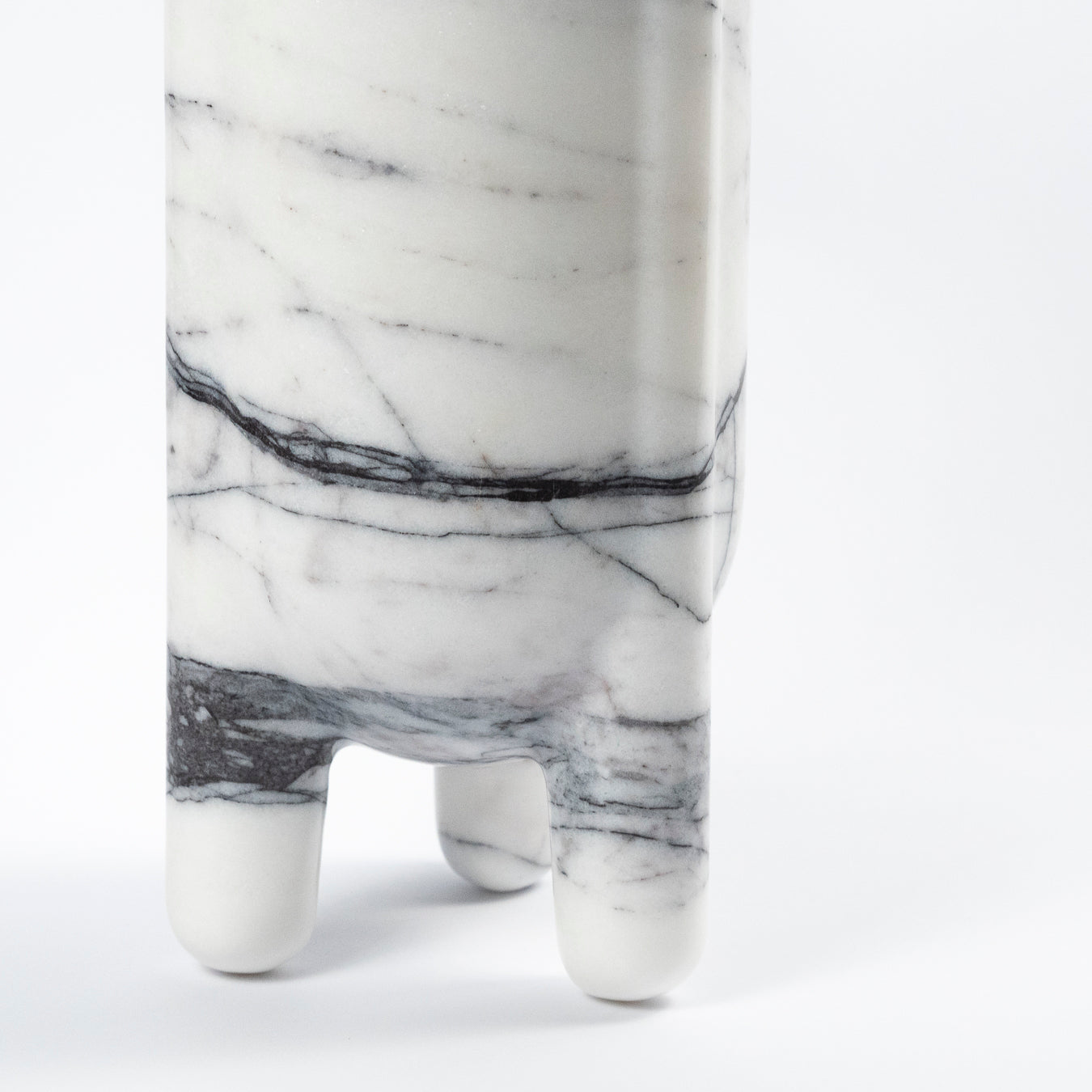 Bruna Marble Footed Vase