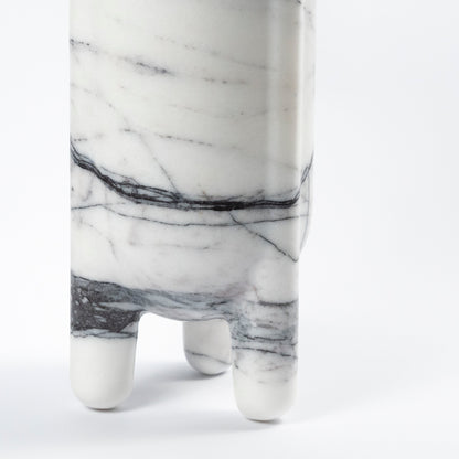 Bruna Marble Footed Vase
