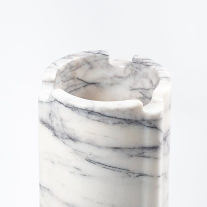 Bruna Marble Footed Vase