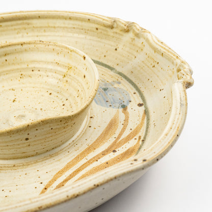 Manon Vintage Ceramic Sectioned Bowl