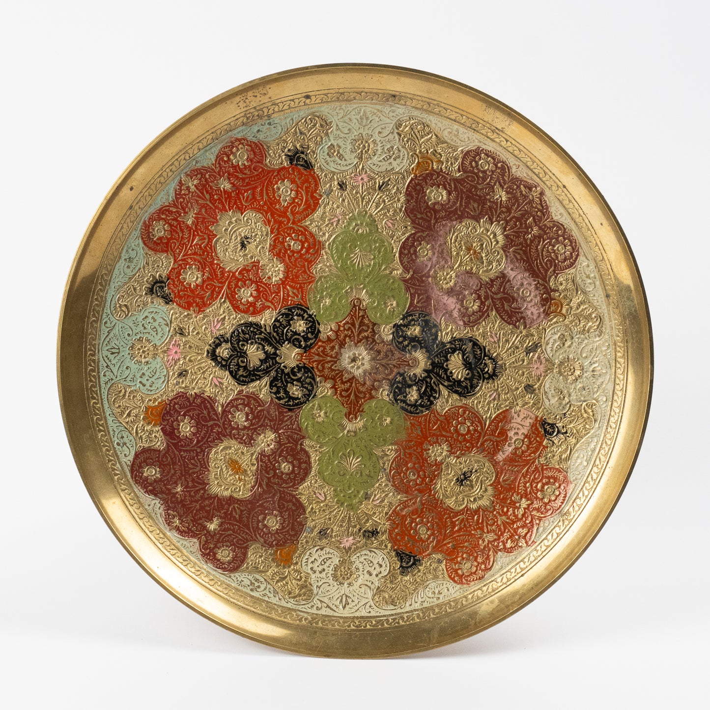 Addi Vintage Brass Mezze Platter