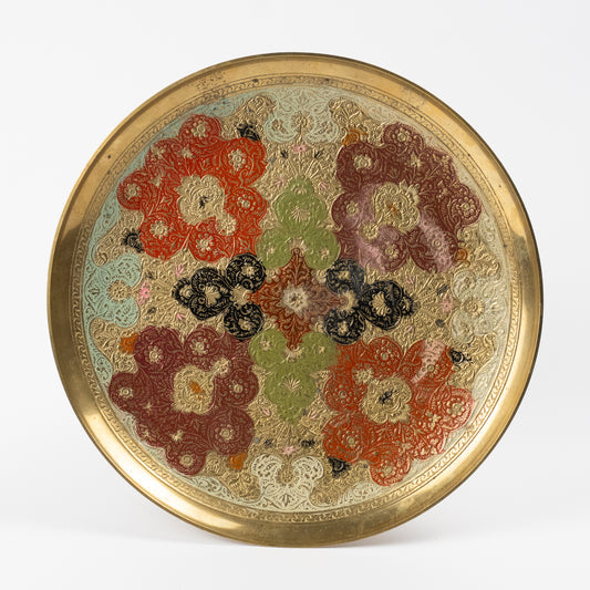 Addi Vintage Brass Mezze Platter