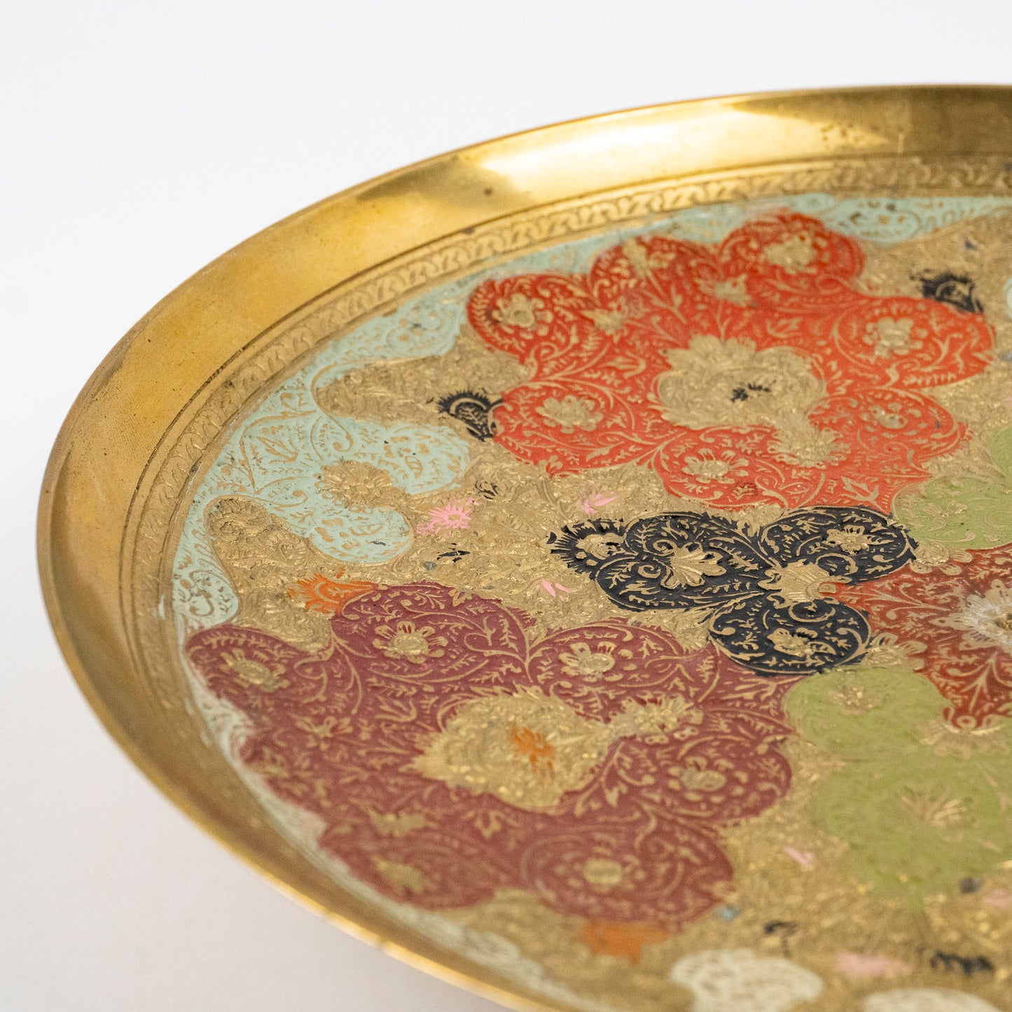 Addi Vintage Brass Mezze Platter