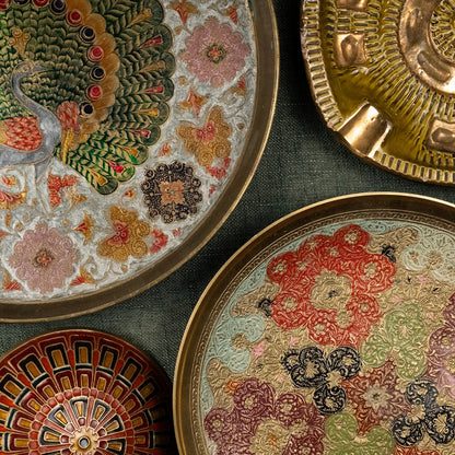 Didi Vintage Brass Mezze Platter
