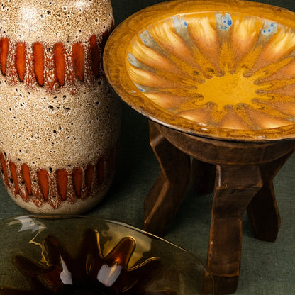 Elio Vintage Glass Platter