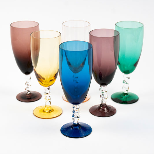 Setryn Vintage Glasses - Set of Six