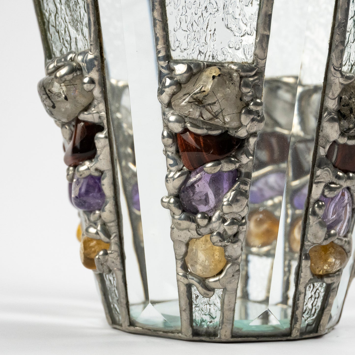 Lendo Vintage Glass Ice Bucket