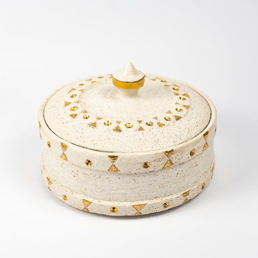 Delphine Vintage Ceramic Lidded Box