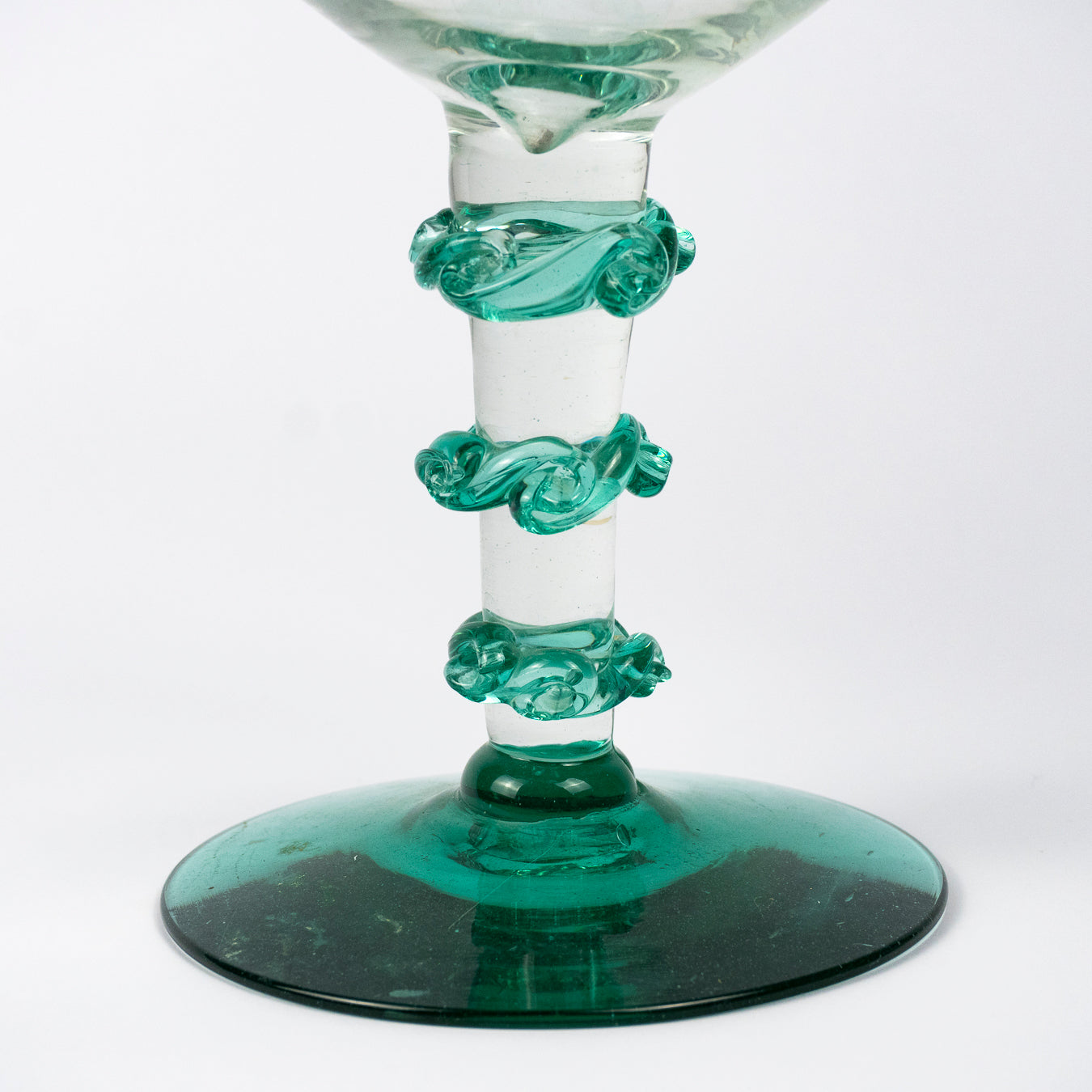 Paola Vintage Glass Pedestal Bowl