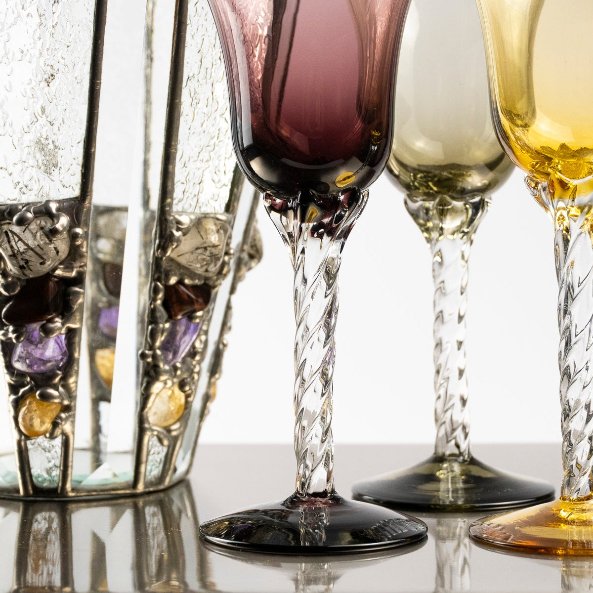Selene Vintage Glasses - Set of Six