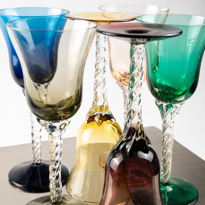 Selene Vintage Glasses - Set of Six