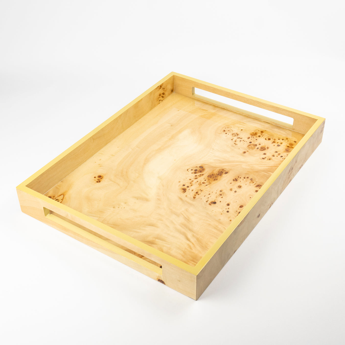 Cian Burl Wood Tray - Medium