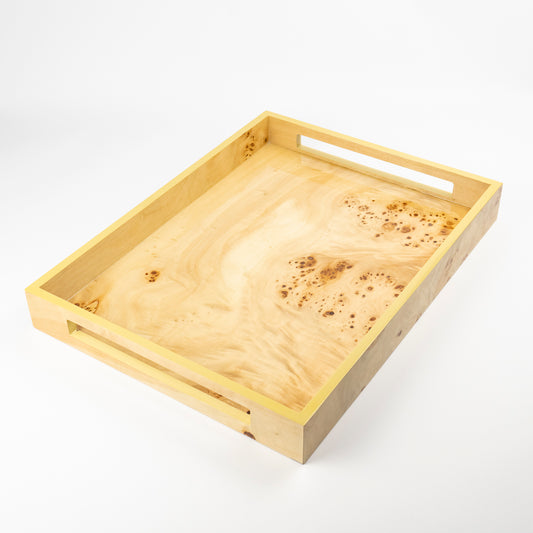 Cian Burl Wood Tray - Medium