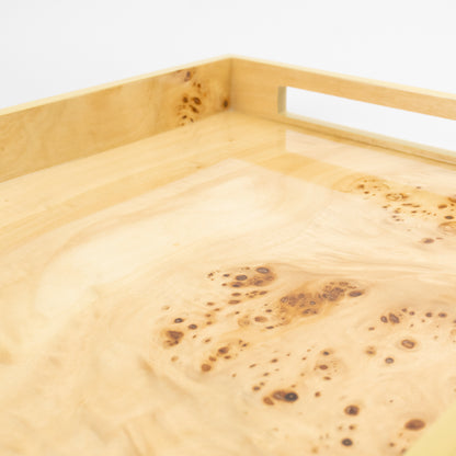 Cian Burl Wood Tray - Medium