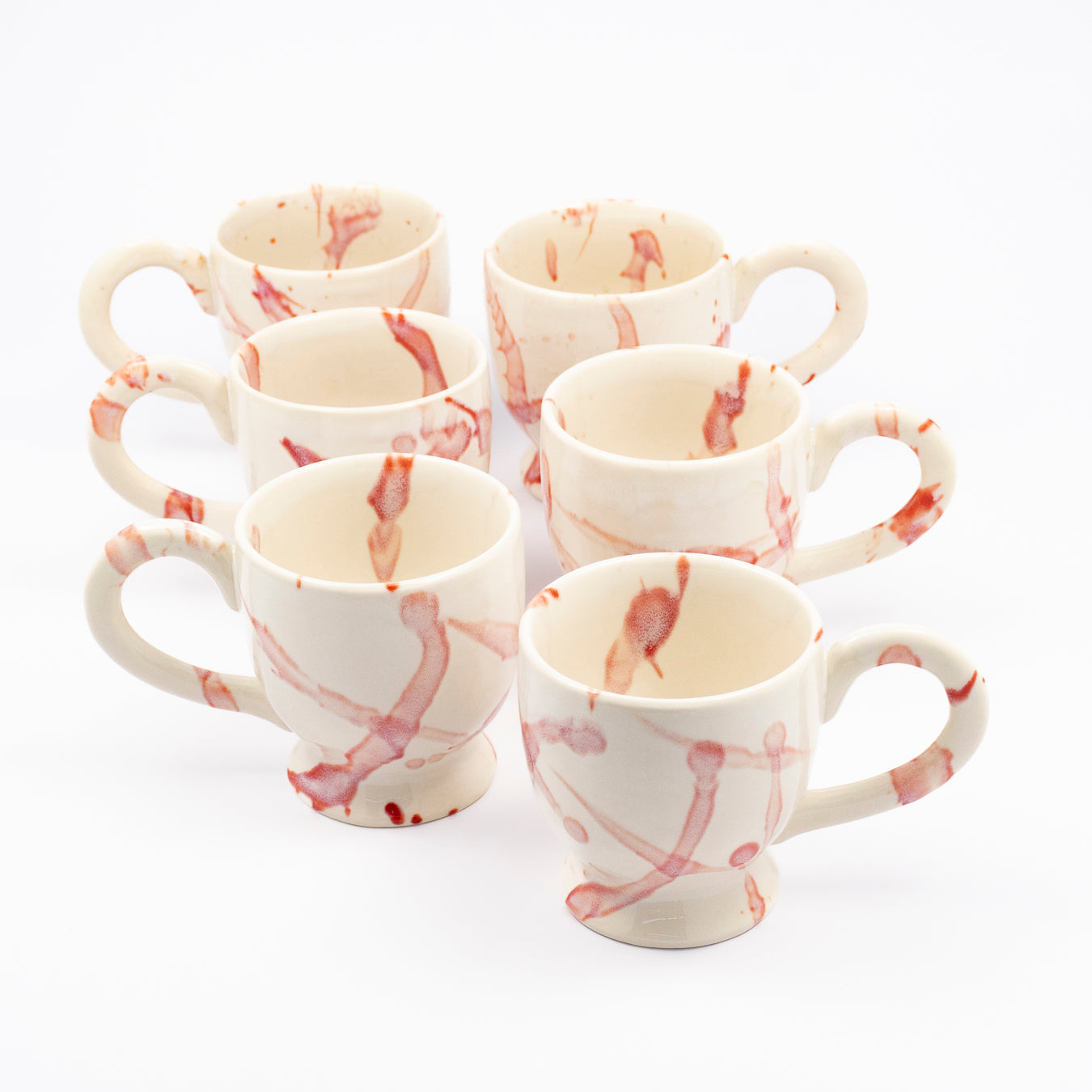 Juno Ceramic Mugs - Set of Six
