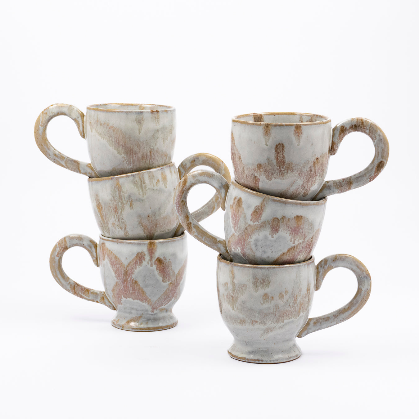 Juno Ceramic Mugs - Set of Six