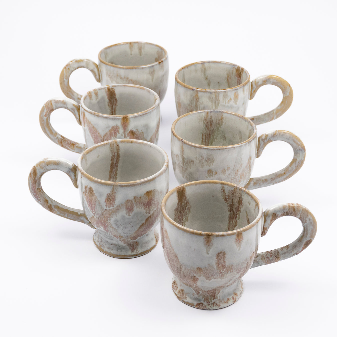Juno Ceramic Mugs - Set of Six