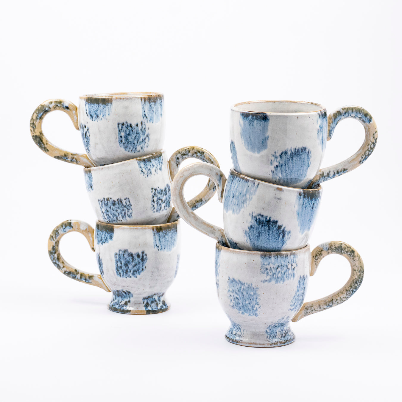 Juno Ceramic Mugs - Set of Six