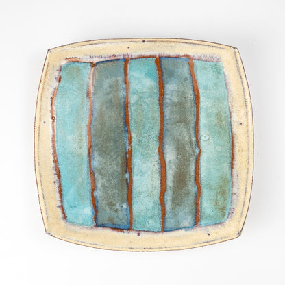 Mylan Vintage Ceramic Dessert Plates - Set of Six