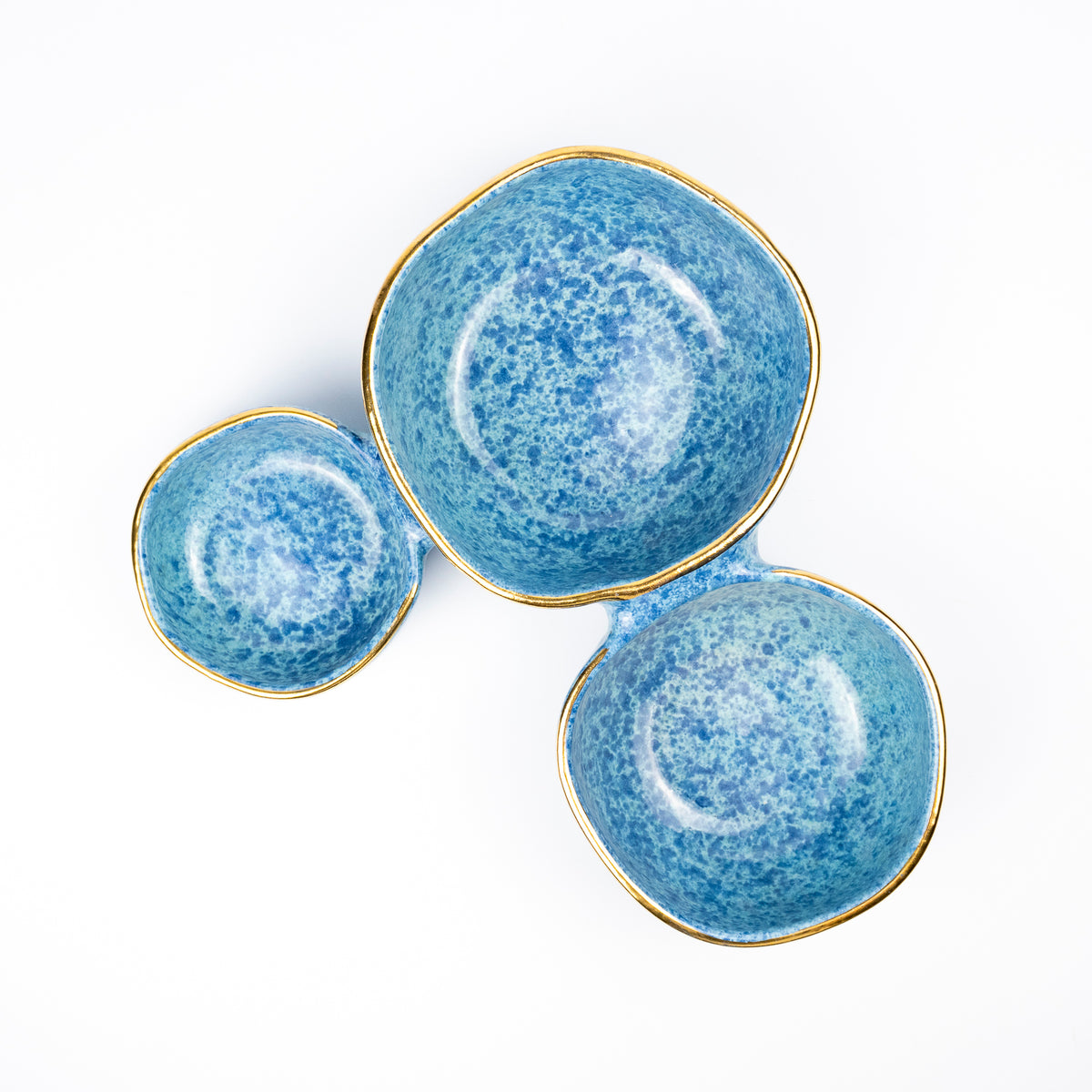 Troy Ceramic Trio Dip Bowl