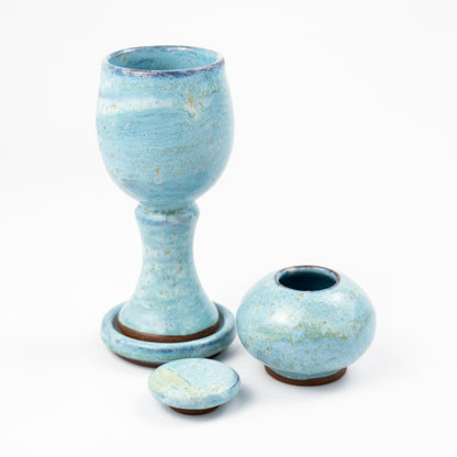 Omri Ceramic Havdalah Set