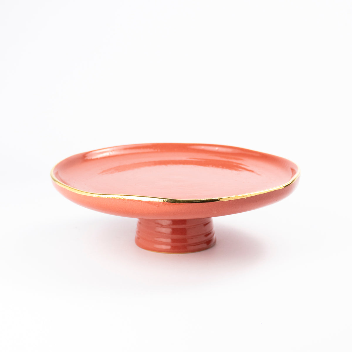 Tania Ceramic Cake Platter- Small