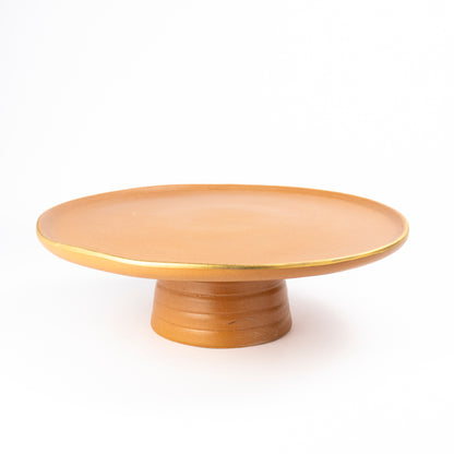 Tania Ceramic Cake Platter- Large