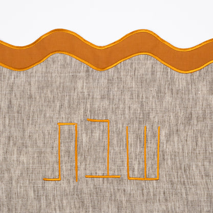 Pomme Oak Linen Challah Cover