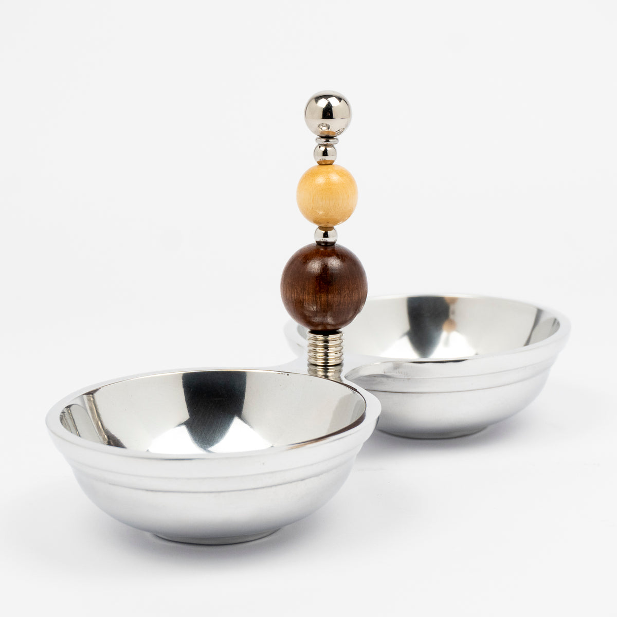 Arbor Beaded Double Dip Bowl