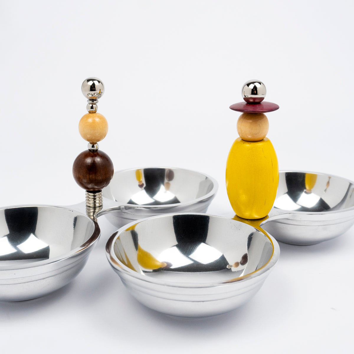 Arbor Beaded Double Dip Bowl