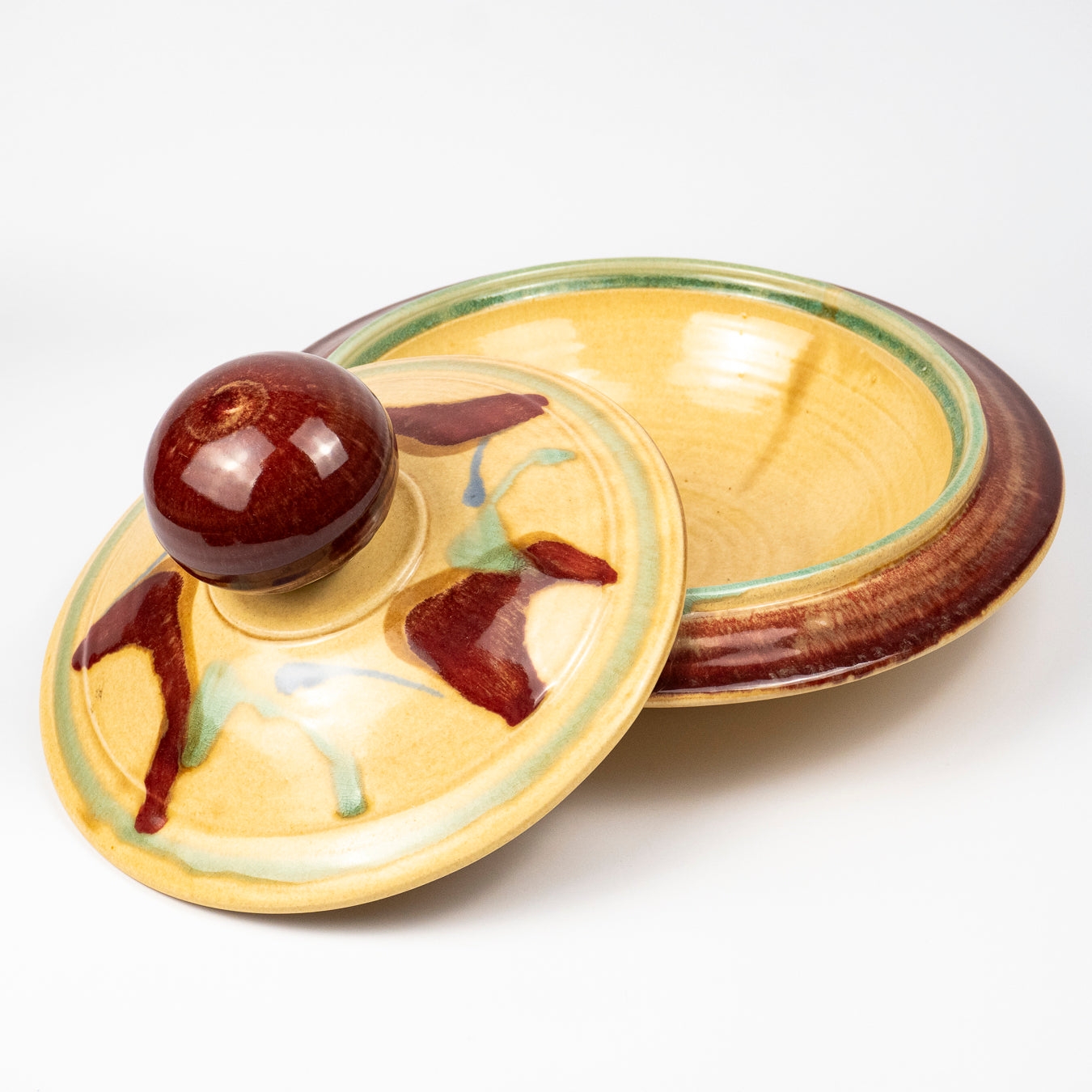 Melio Vintage Ceramic Lidded Dish