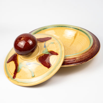 Melio Vintage Ceramic Lidded Dish