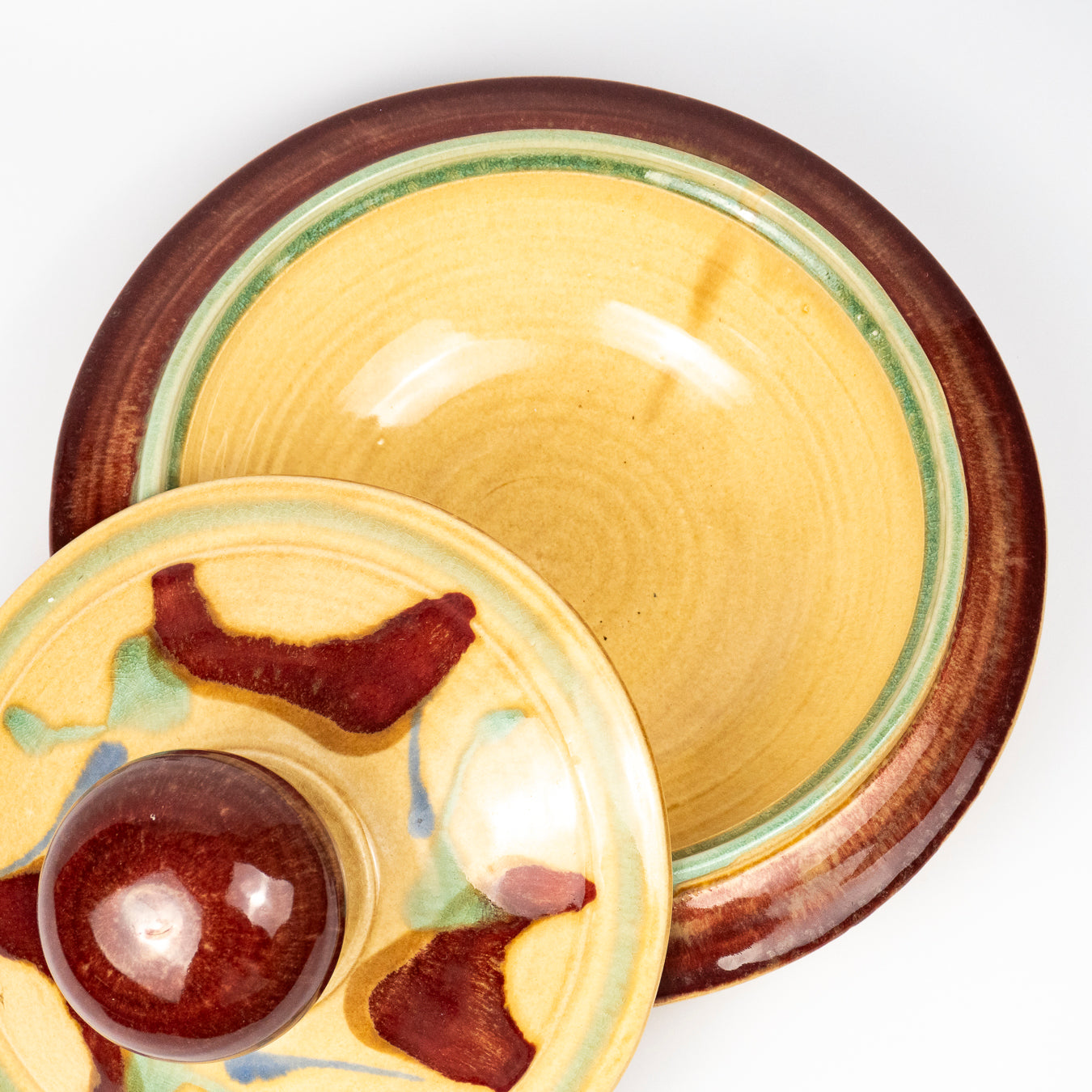 Melio Vintage Ceramic Lidded Dish
