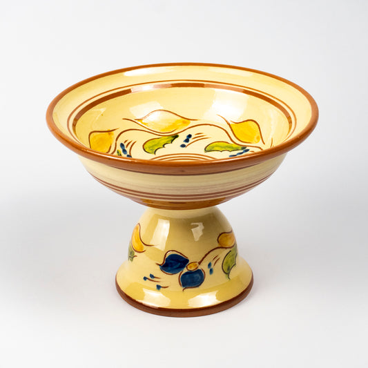 Luquet Vintage Ceramic Pedestal Bowl