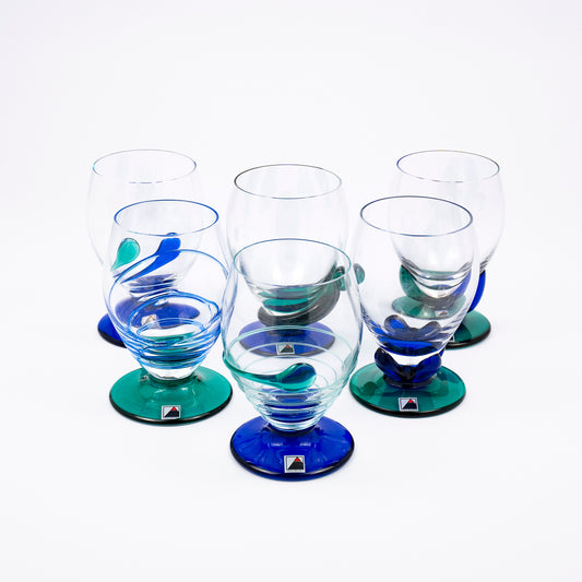 Huey Vintage Glasses - Set of 6