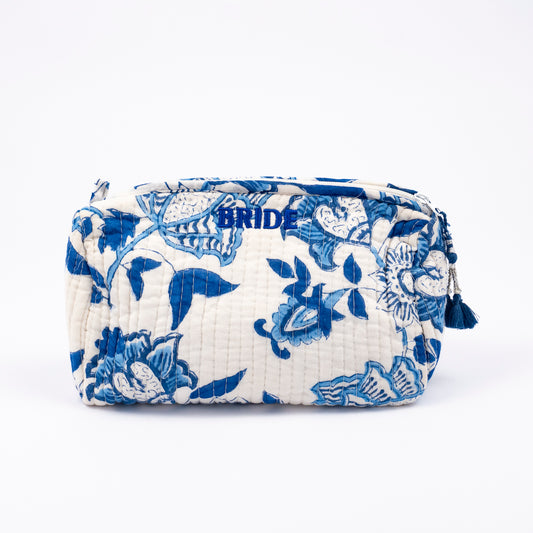 Bride Floral Toiletry Bag