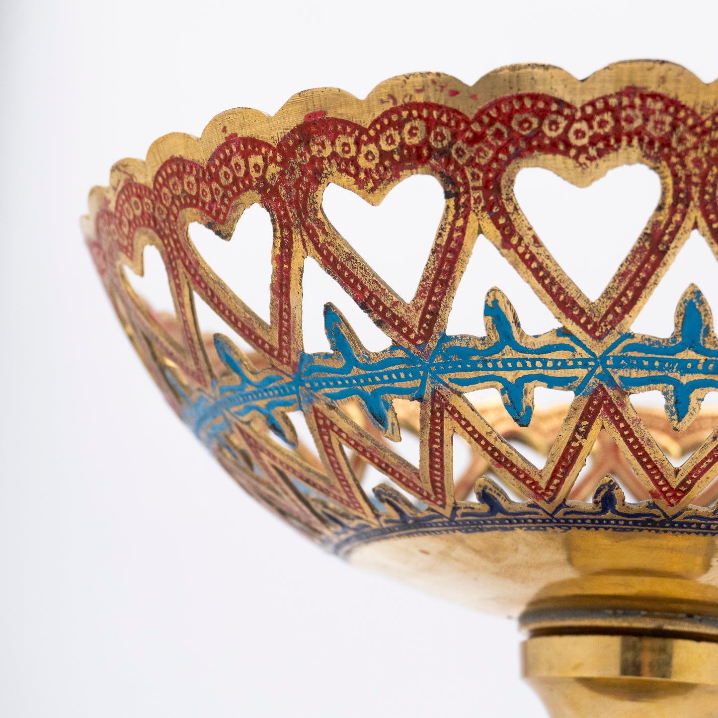 Amika Pedestal Brass Bowl