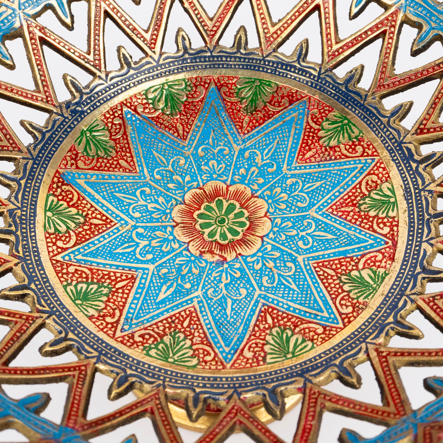 Amika Pedestal Brass Bowl